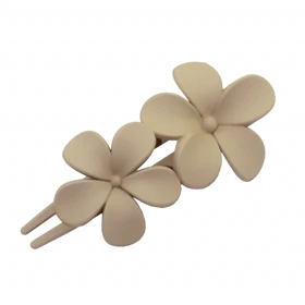 کلیپس مو زنانه مدل منقاری گل بابونه کد G_Lnd_1466 (کرم)