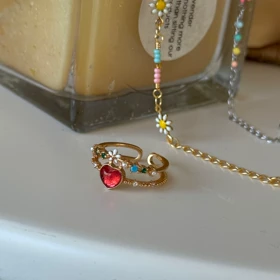 انگشتر قلب بهار