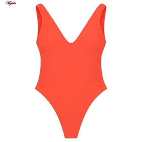 مایو زنانه رنگ نارنجی مدل h-1200