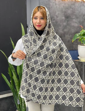 شال طرحدار فوژان کد : L224