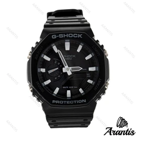 جیشاک GA-2100 مردانه مشکی ایندکس سفید m-0795