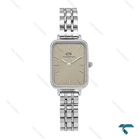 ساعت زنانه دنیل ولینگتون مستطیلی سیلور صفحه طوسی DW-8023-L