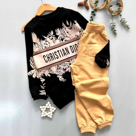 بلوزشلوار اسپرت طرح کیریستین دیور