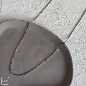 گردنبند نقره مردانه کد 0251239