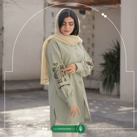 شومیز مانتویی فروغ