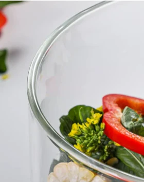 قابلمه پیرکس دسته استیل