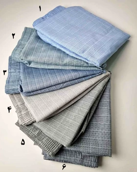 شلوار تار پنبه مردانه چهارخانه سامان سیلکا