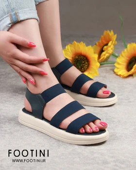 صندل رکابدار طبی میلانا سرمه‌ای