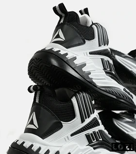 کفش کتانی ساق‌دار سفید مشکی Reebok Shaq Attaq