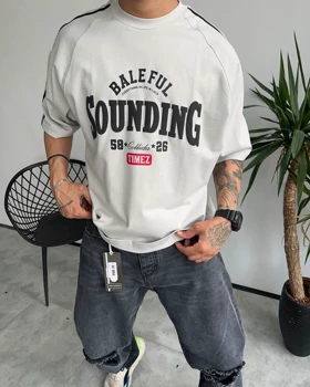 تیشرت یقه گرد SOUNDINGS رنگ استخوانی