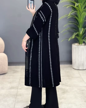 مانتو حریر ژاکارد