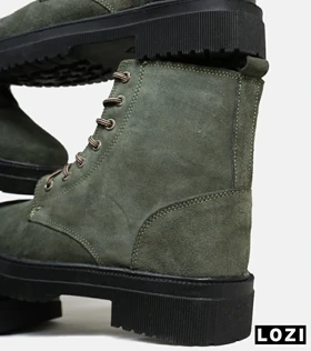 بوت مردانه سبز BERSHKA