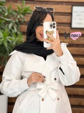 بارانی چهاردکمه آستردار