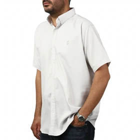 پیراهن آستین کوتاه ساده مردانه برند مد مدل 14112197