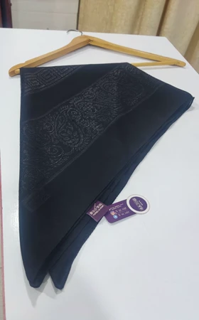 روسری زنانه مجلسی مشکی