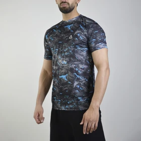 تیشرت ورزشی مردانه ریباک GMS-4B0253 آبی