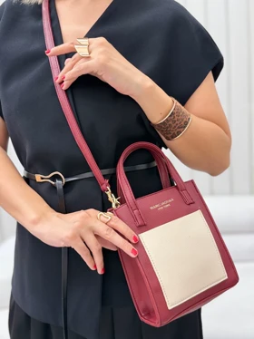 کیف زنانه فیلو (زرشکی)