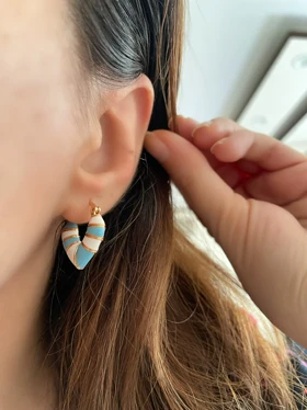 گوشواره و زنجیر میناکاری ژوپینگ