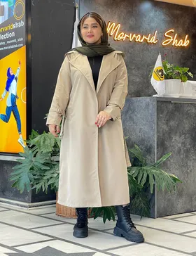 بارانی بلند شاپرک کد : 002240
