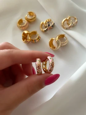 گوشواره های میناکاری ysx