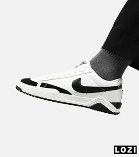 کفش کتانی سفید تیک مشکی مردانه و زنانه نایک Nike Blazer