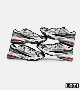 کفش کتانی مردانه و زنانه سفید قرمز مشکی NEW BALANCE 1064