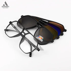 عینک 4 کاوره مشکی Sunglasses 2381A قیمت عمده
