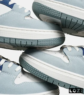 کفش کتانی بزرگ پا آبی سفید نایک NIKE SB