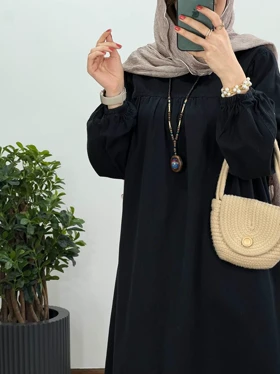 پیراهن مانتویی بلند جین هانا