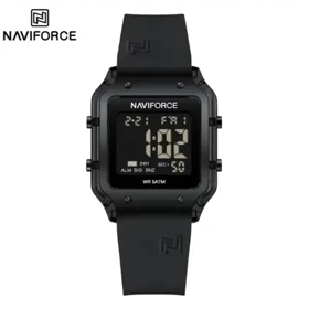 ساعت دیجیتال نیوی فورس مدل NF7120 بند رابر مشکی مدل m-10385