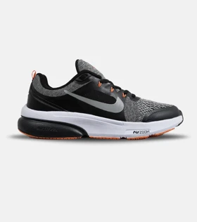 کفش کتانی بزرگ پا مشکی سفید نارنجی نایک NIKE air zoom