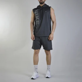 ست رکابی و شلوارک اسپرت نایک مدل HS-Dri Fit-A09 طوسی تیره