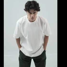 تیشرت سفید لش پارچه ماکان گرماژ بالا کیفیت استثنایی