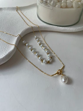 گردنبنددولاین مروارید