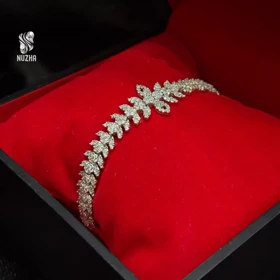 دستبندنقره زنانه کدdnz2028