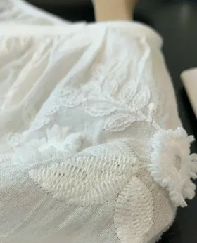 شومیز گل برجسته وارداتی