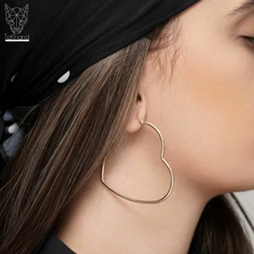 گوشواره حلقه قلب ژوپینگ