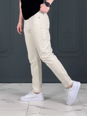 شلوارجین 39901 FEAR OF GOD کرم