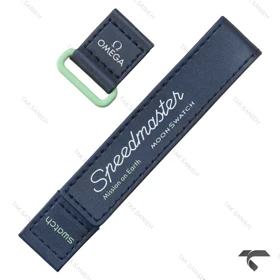 بند اصلی ساعت امگا سواچ ماموریت به زمین سرمه ای Swatch-Strap-8599-U