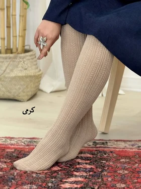 3613-جوراب شلواری گندمی