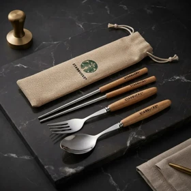 ست مسافرتی دسته بامبو Starbucks