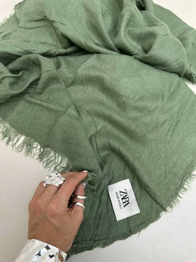 شال کنفی ساده ZARA
