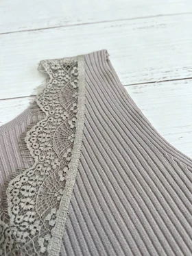 تاپ بافت یقه گیپور کد3273