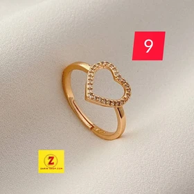 انگشتر فری سایز زنانه نگینی و ساده مارک CM