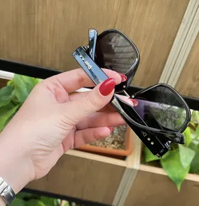 عینک دیور طلایی (Dior) فریم مربعی