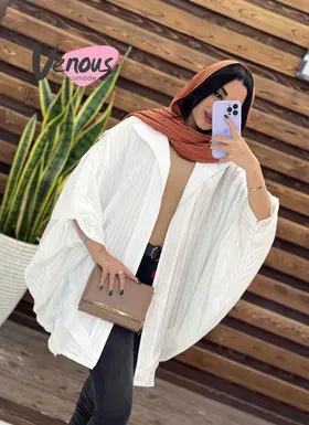 مانتو اطلسی سرشونه سگک