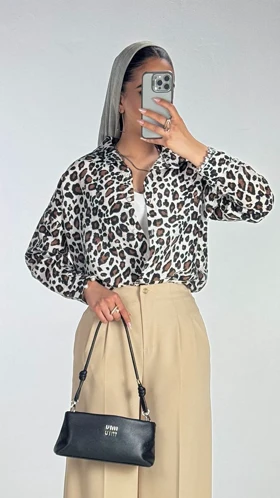 شومیز پلنگی کد 500549