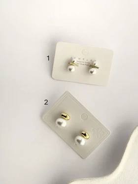 گوشواره مرواریدی مینیمال