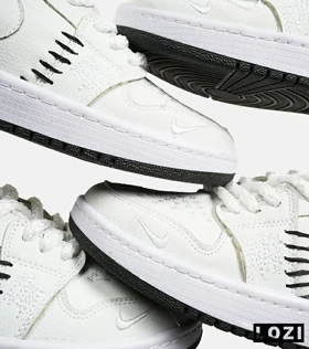 کفش کتانی ساق‌دار مردانه و زنانه سفید NIKE jordan Vodoo