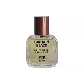 عطر جیبی مردانه پینک ویژوآل مدل Captain Black حجم 30 میلی لیتر